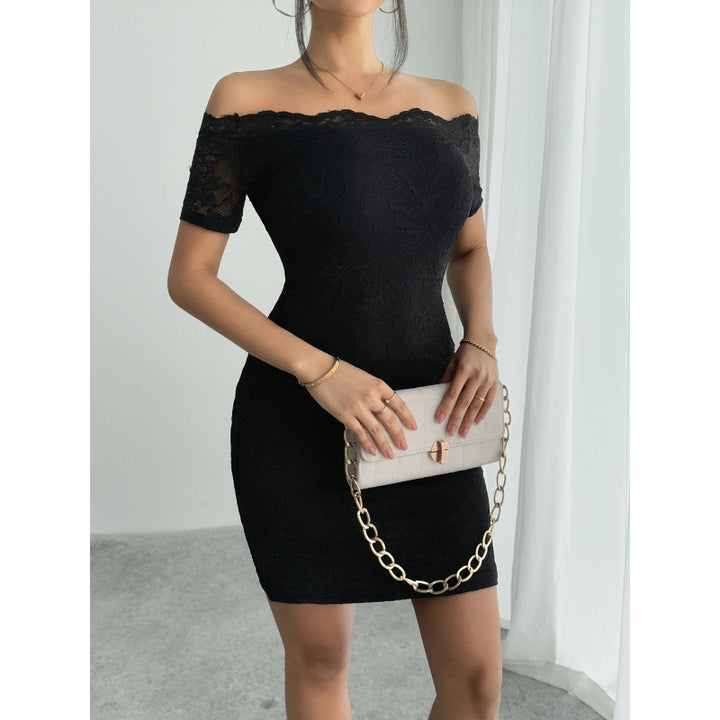 Damer Off-Shoulder Spetsklänning Mirla-Eva Jonsson