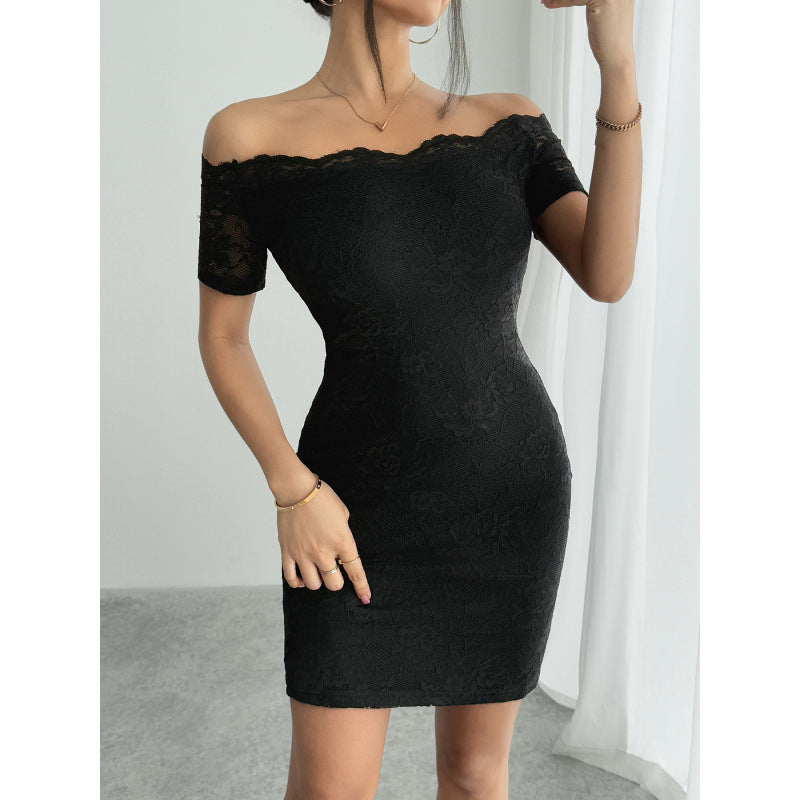 Damer Off-Shoulder Spetsklänning Mirla-Eva Jonsson