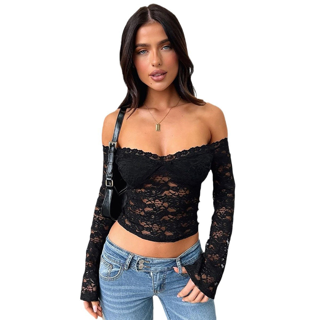 Damer Off-Shoulder Spetstopp Mirla-Eva Jonsson