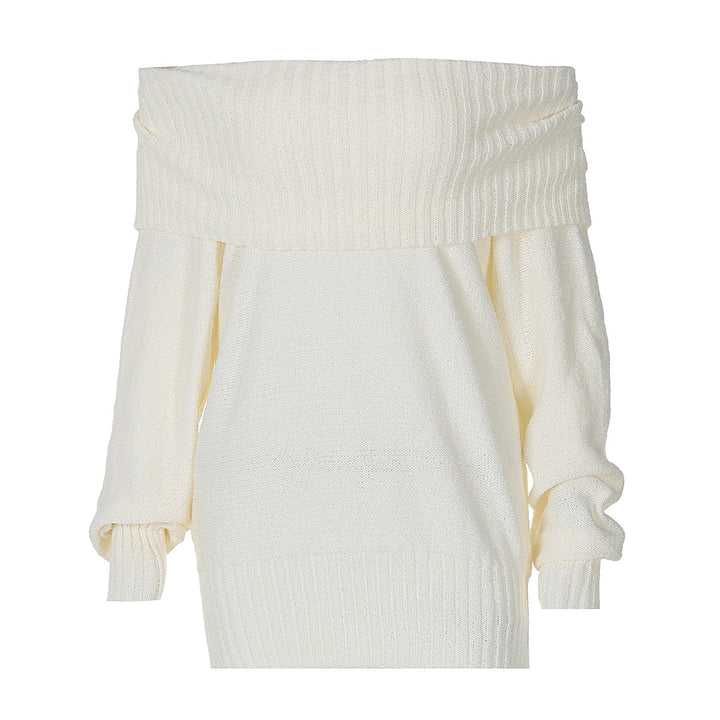 Damer Off-Shoulder Stickad Tröja Eva Jonsson-Eva Jonsson