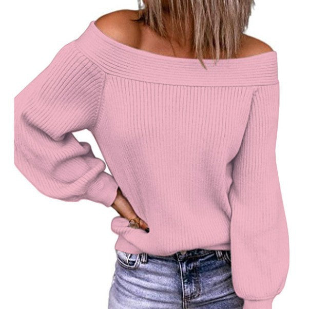 Damer Off-Shoulder Stickad Tröja Mirla-Eva Jonsson