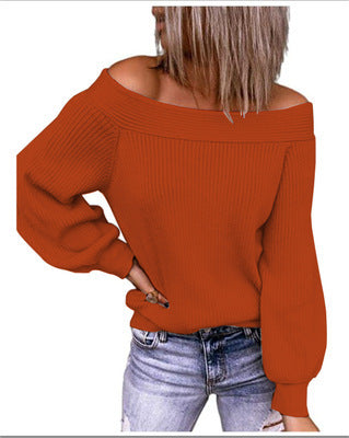 Damer Off-Shoulder Stickad Tröja Mirla-Eva Jonsson