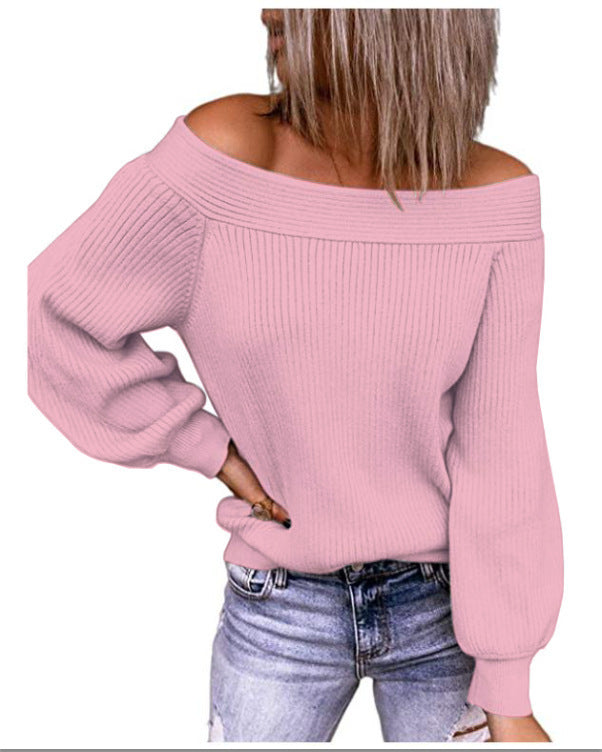 Damer Off-Shoulder Stickad Tröja Mirla-Eva Jonsson