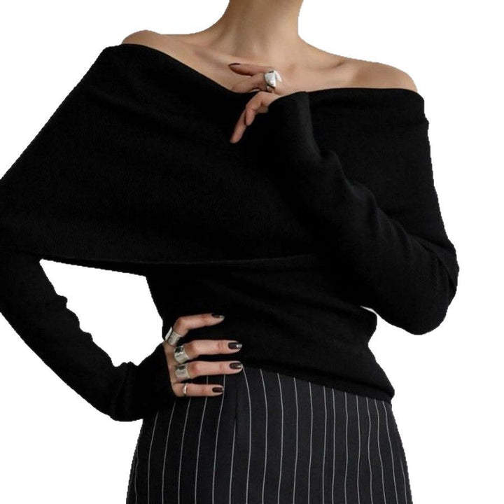 Damer Off-Shoulder Stickad Tröja Mirla-Eva Jonsson