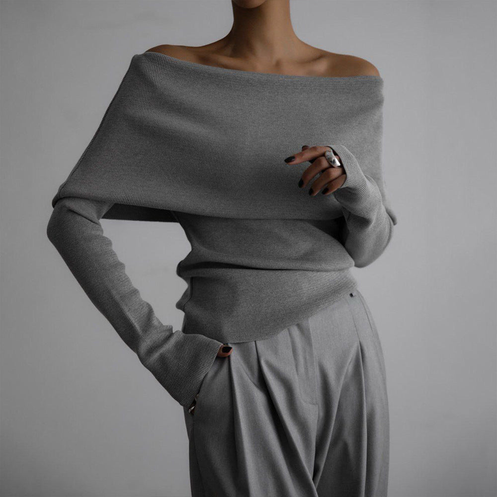 Damer Off-Shoulder Stickad Tröja Mirla-Eva Jonsson