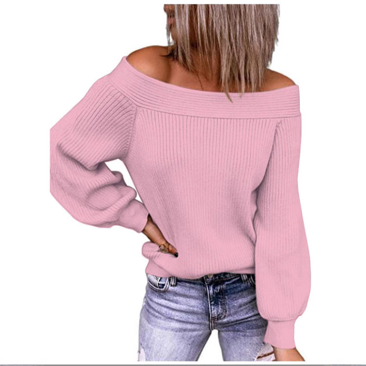 Damer Off-Shoulder Stickad Tröja Mirla-Eva Jonsson
