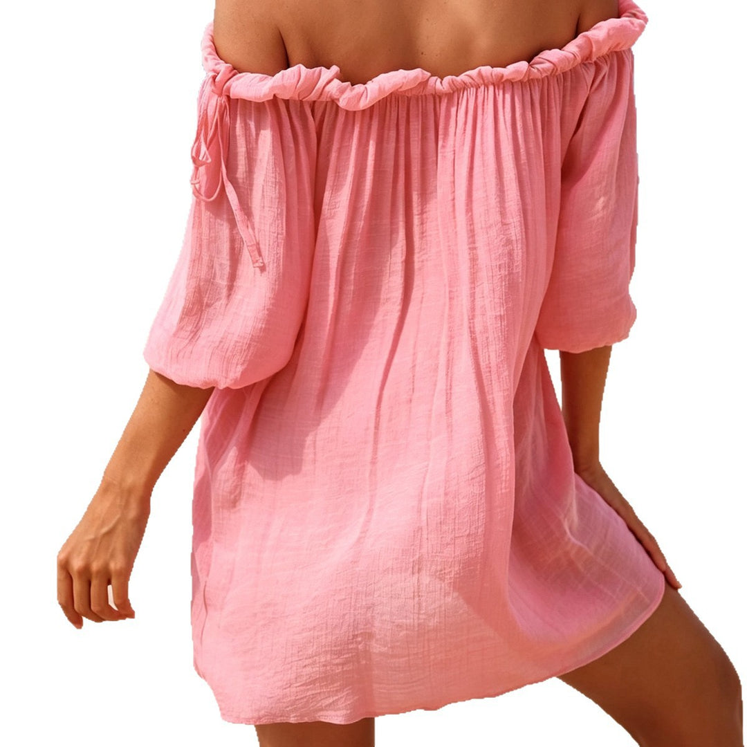 Damer Off-Shoulder Strandklänning Mirla-Eva Jonsson