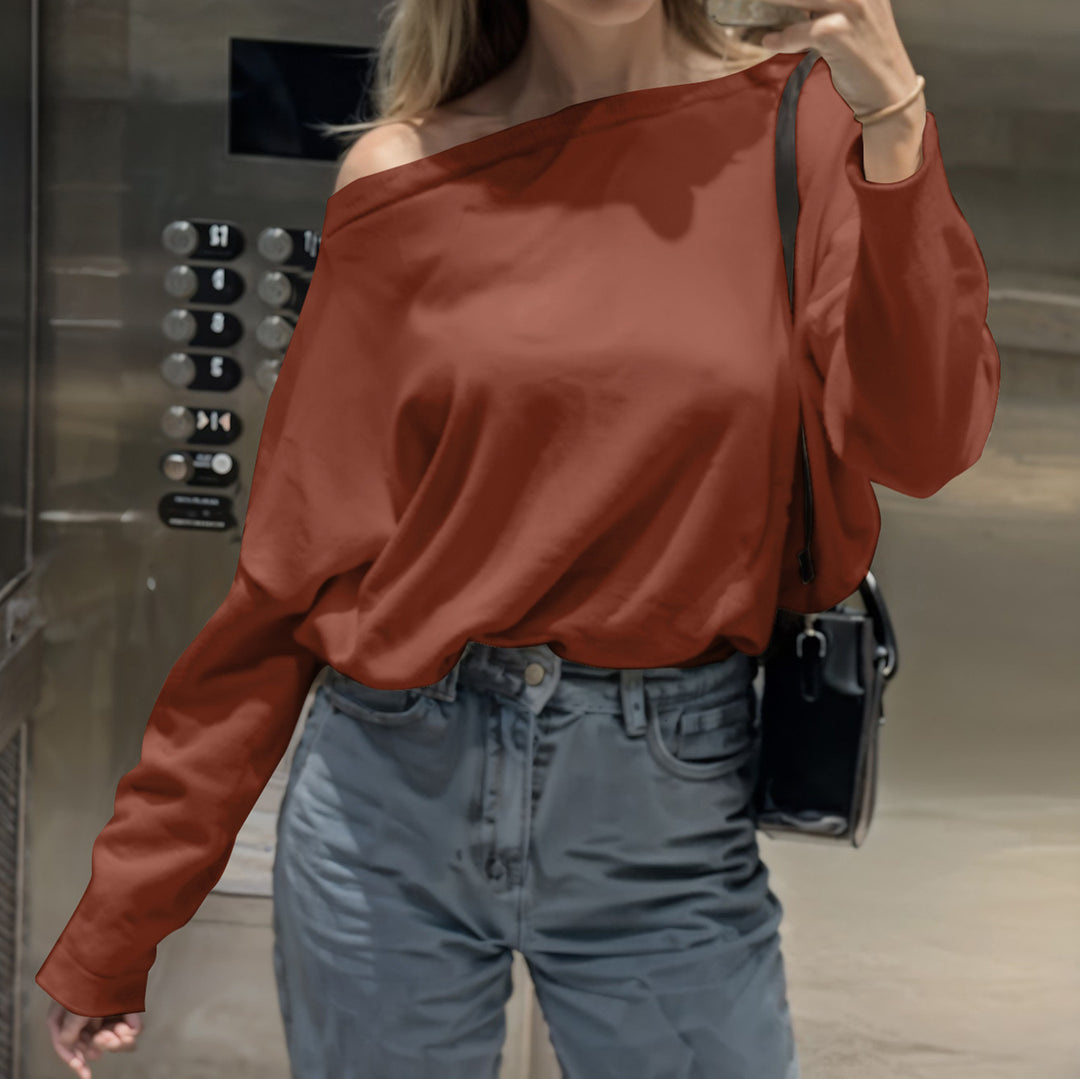 Damer Off-Shoulder Sweatshirt Mirla-Eva Jonsson
