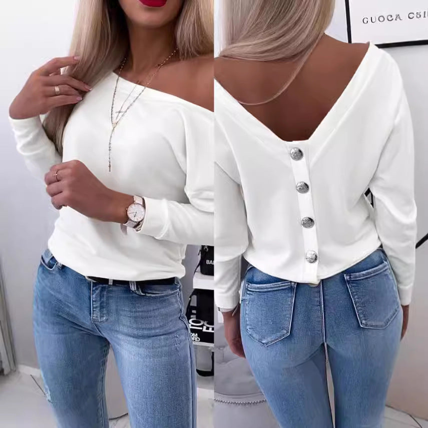 Damer Off-Shoulder Sweatshirt Mirla-Eva Jonsson