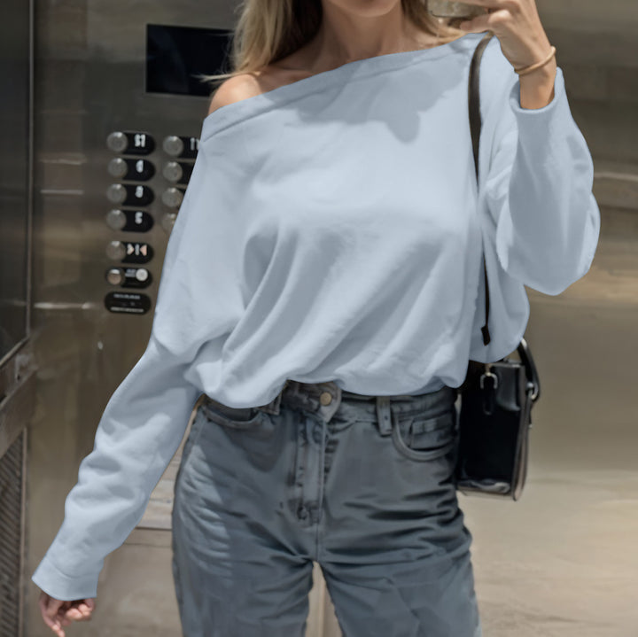 Damer Off-Shoulder Sweatshirt Mirla-Eva Jonsson