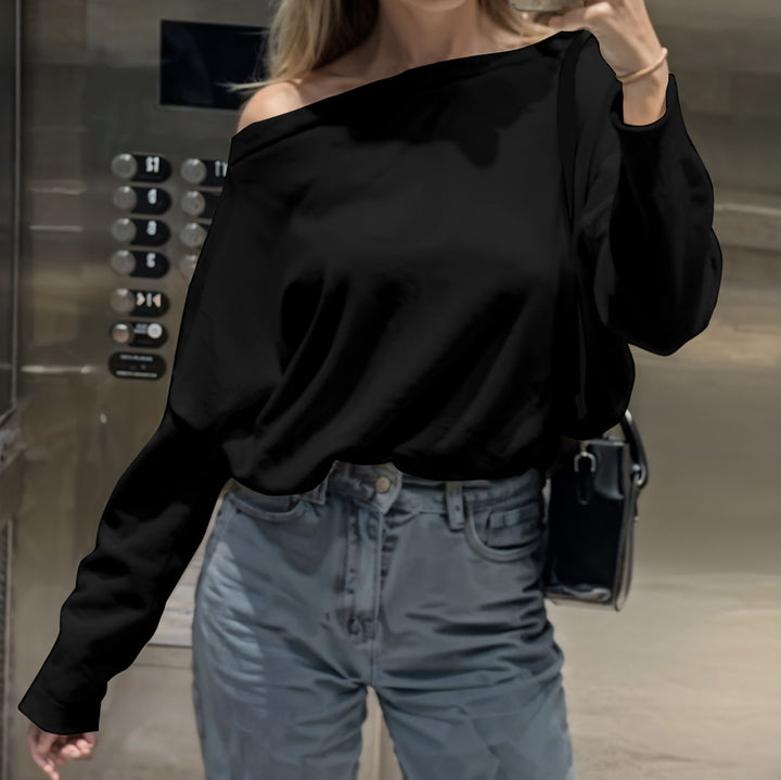 Damer Off-Shoulder Sweatshirt Mirla-Eva Jonsson