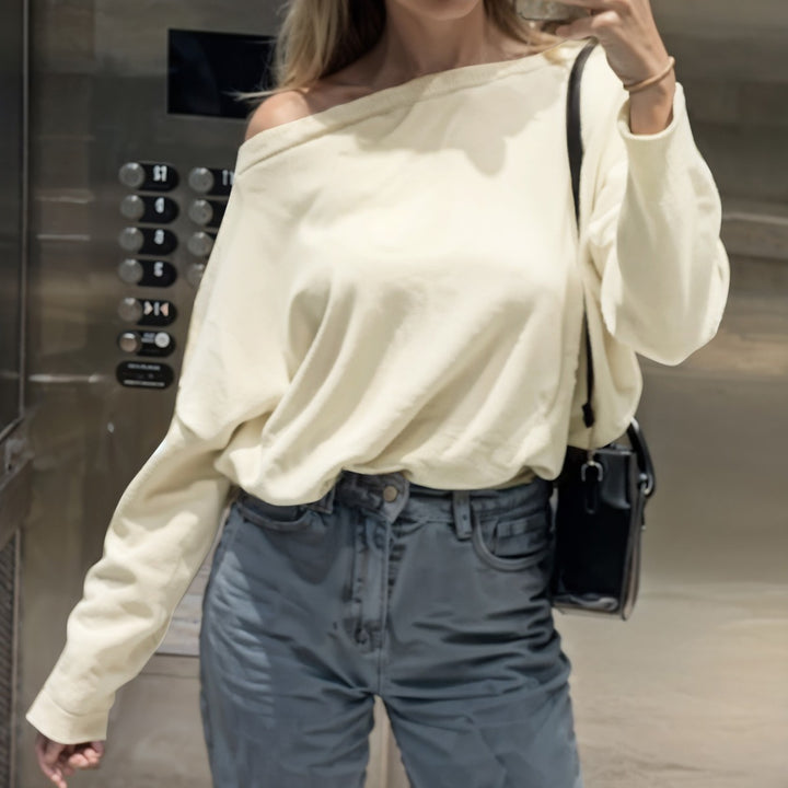 Damer Off-Shoulder Sweatshirt Mirla-Eva Jonsson
