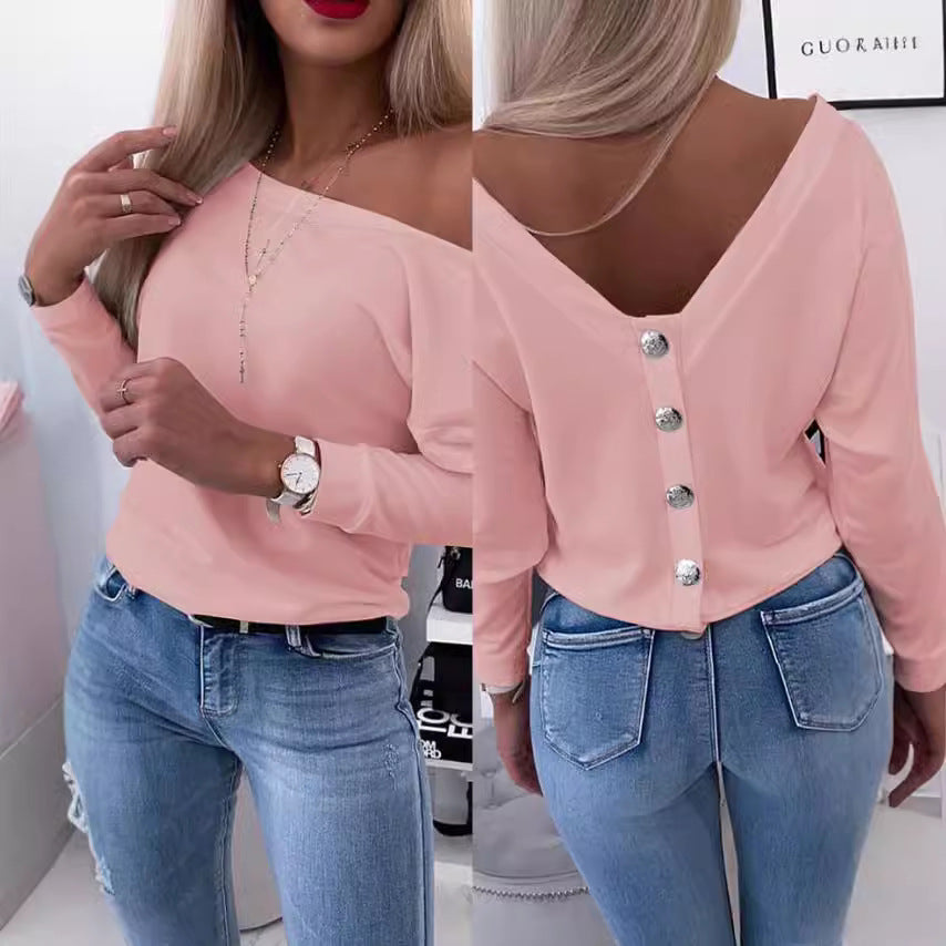 Damer Off-Shoulder Sweatshirt Mirla-Eva Jonsson