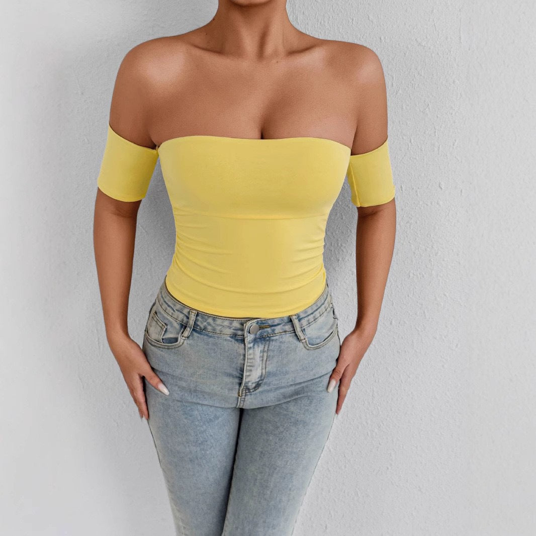 Damer Off-Shoulder Top med figursydd skärning Mirla-Eva Jonsson