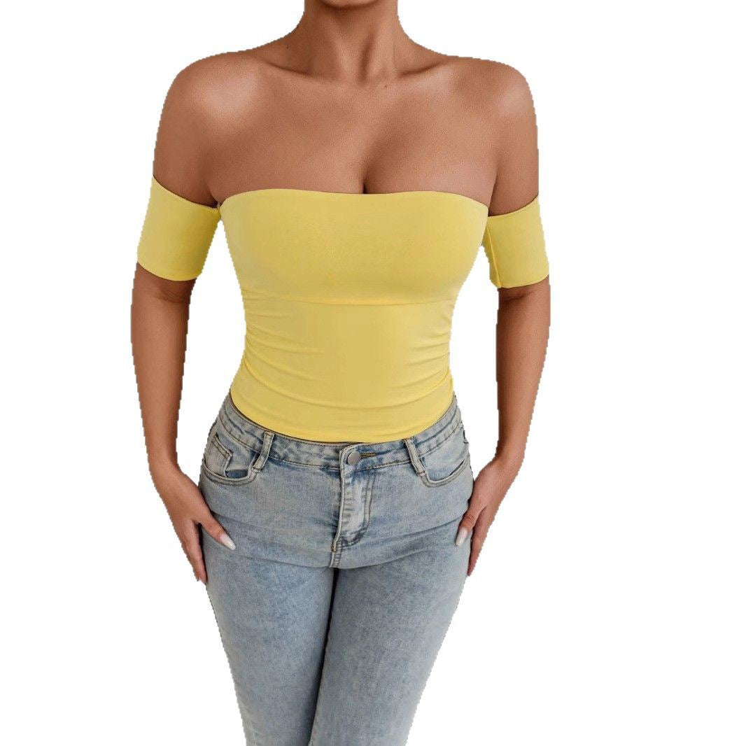 Damer Off-Shoulder Top med figursydd skärning Mirla-Eva Jonsson