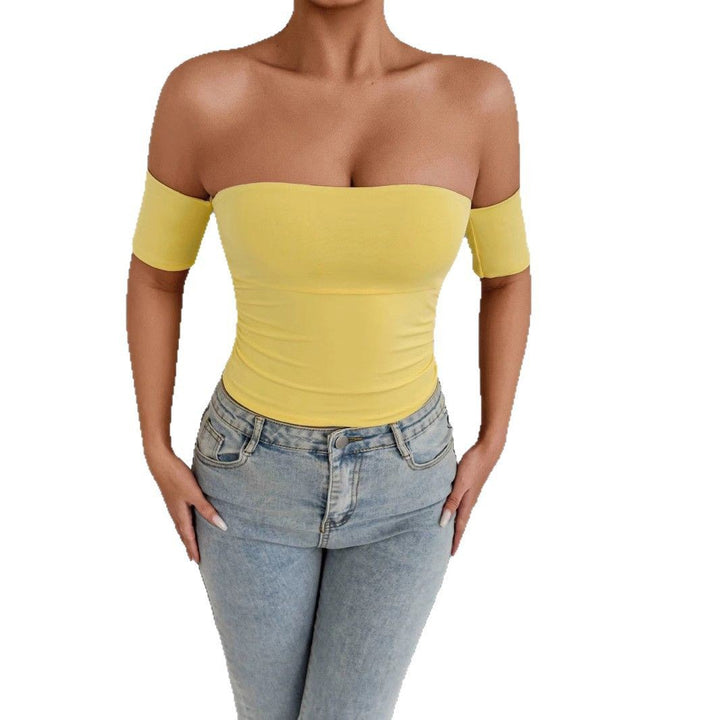 Damer Off-Shoulder Top med figursydd skärning Mirla-Eva Jonsson