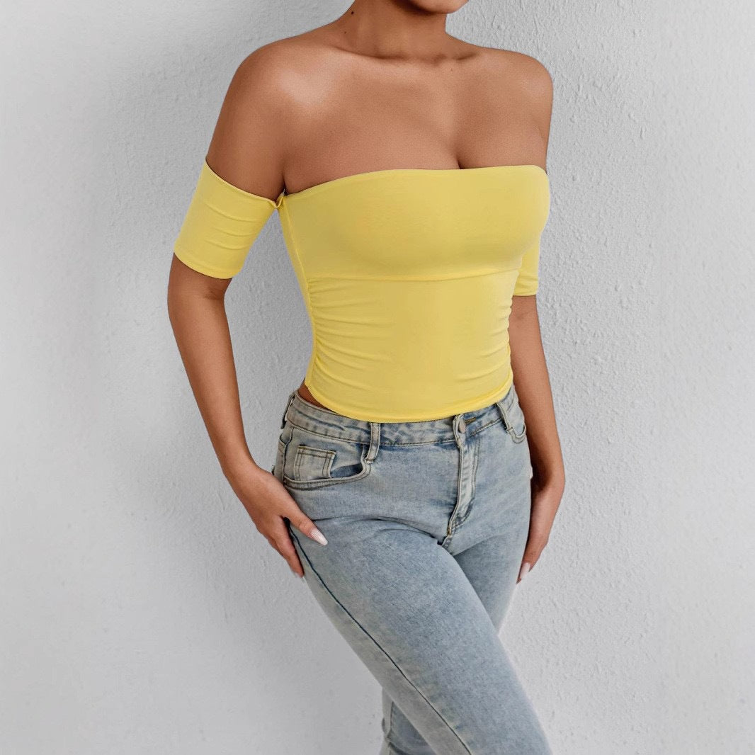 Damer Off-Shoulder Top med figursydd skärning Mirla-Eva Jonsson