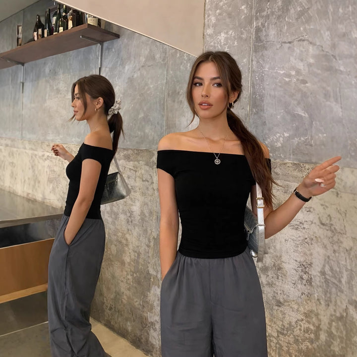 Damer Off-Shoulder Topp Mirla-Eva Jonsson