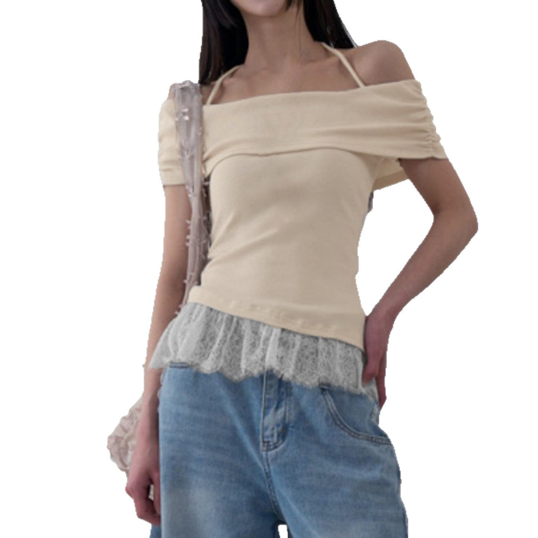 Damer Off-Shoulder Topp med Volangkant Mirla-Eva Jonsson