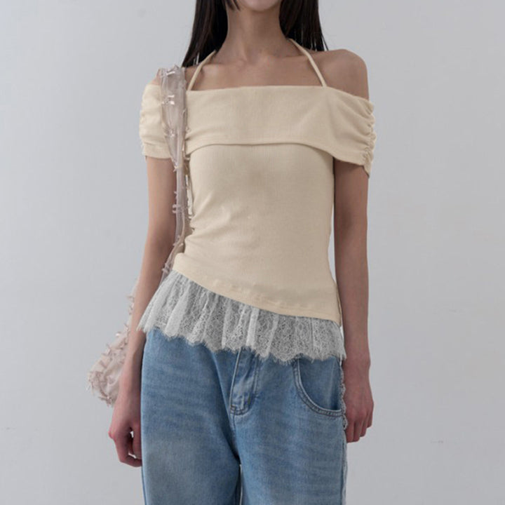 Damer Off-Shoulder Topp med Volangkant Mirla-Eva Jonsson