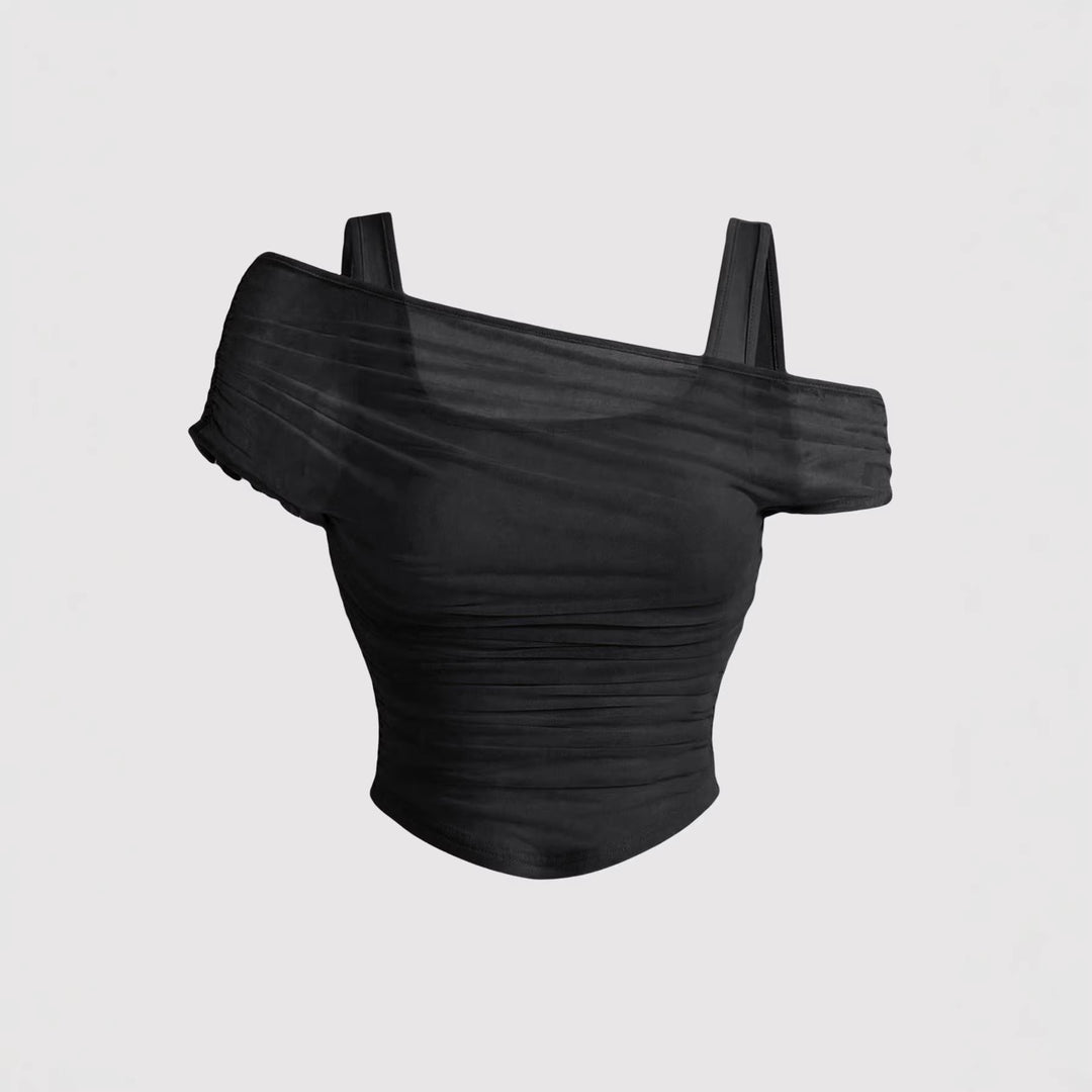 Damer Off-Shoulder Topp med drapering Mirla-Eva Jonsson