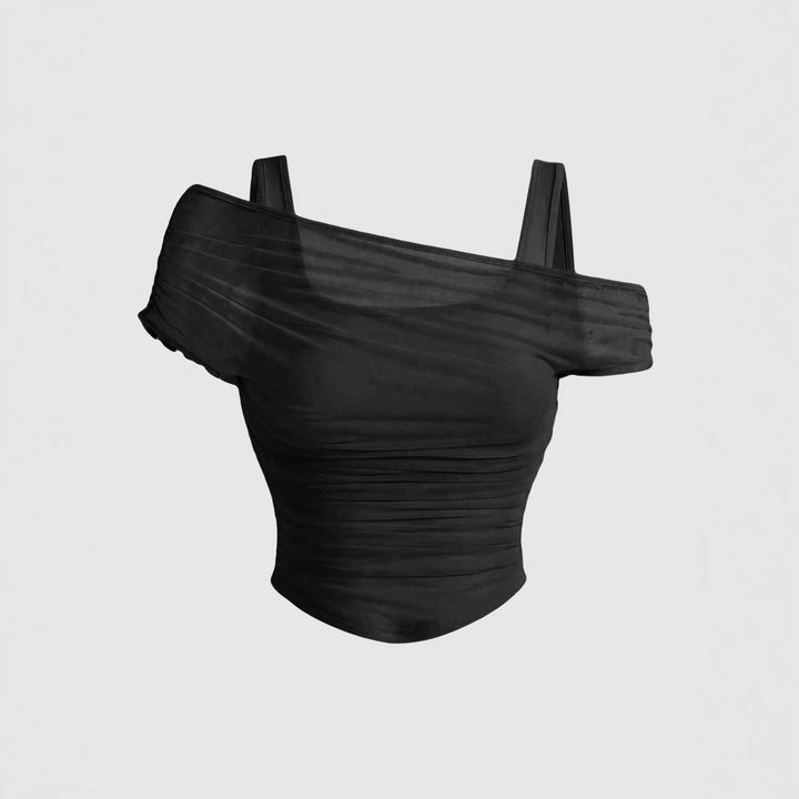 Damer Off-Shoulder Topp med drapering Mirla-Eva Jonsson