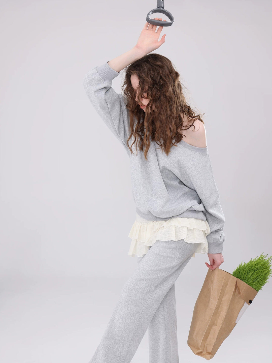Damer Off-Shoulder Tre-delad set med byxor-Eva Jonsson