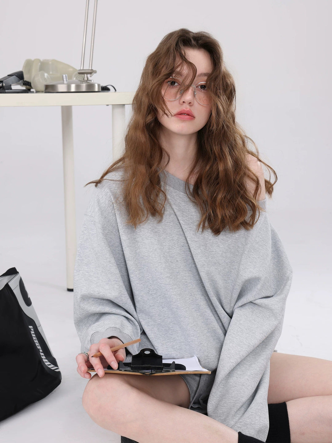 Damer Off-Shoulder Tre-delad set med byxor-Eva Jonsson