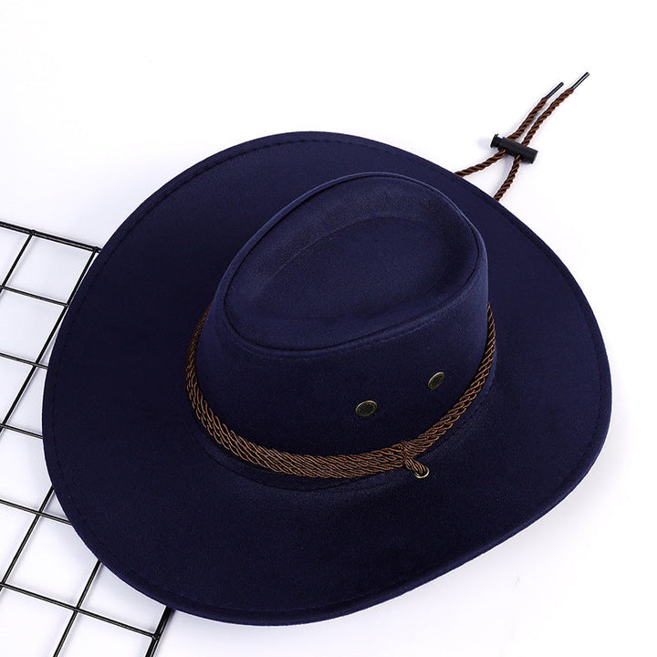Damer Outdoor Cowboyhatt av mjukt Mikrofiber-Suede med snörning Mirla-Eva Jonsson