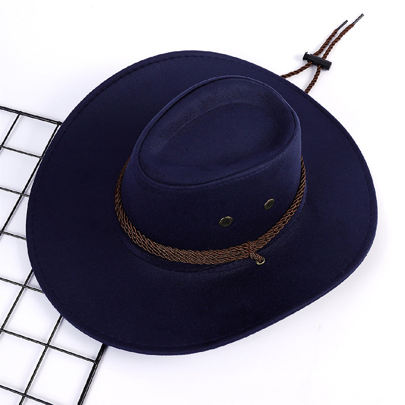 Damer Outdoor Cowboyhatt av mjukt Mikrofiber-Suede med snörning Mirla-Eva Jonsson