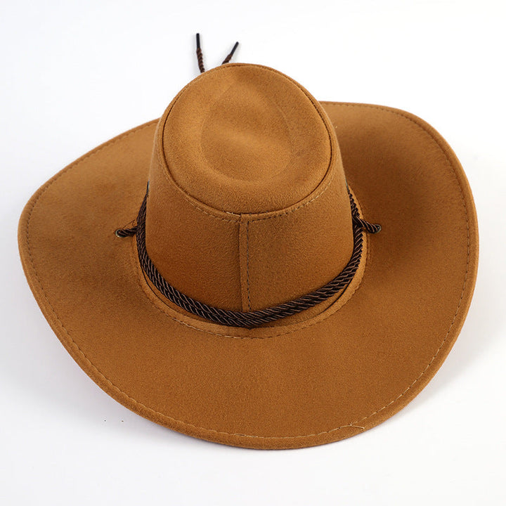 Damer Outdoor Cowboyhatt av mjukt Mikrofiber-Suede med snörning Mirla-Eva Jonsson