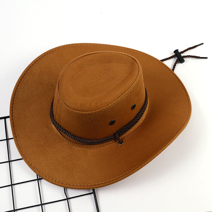 Damer Outdoor Cowboyhatt av mjukt Mikrofiber-Suede med snörning Mirla-Eva Jonsson