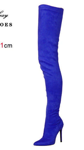 Damer Overknee-stövlar med elegant skafte och hög klack Mirla-Eva Jonsson