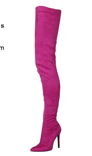 Damer Overknee-stövlar med elegant skafte och hög klack Mirla-Eva Jonsson