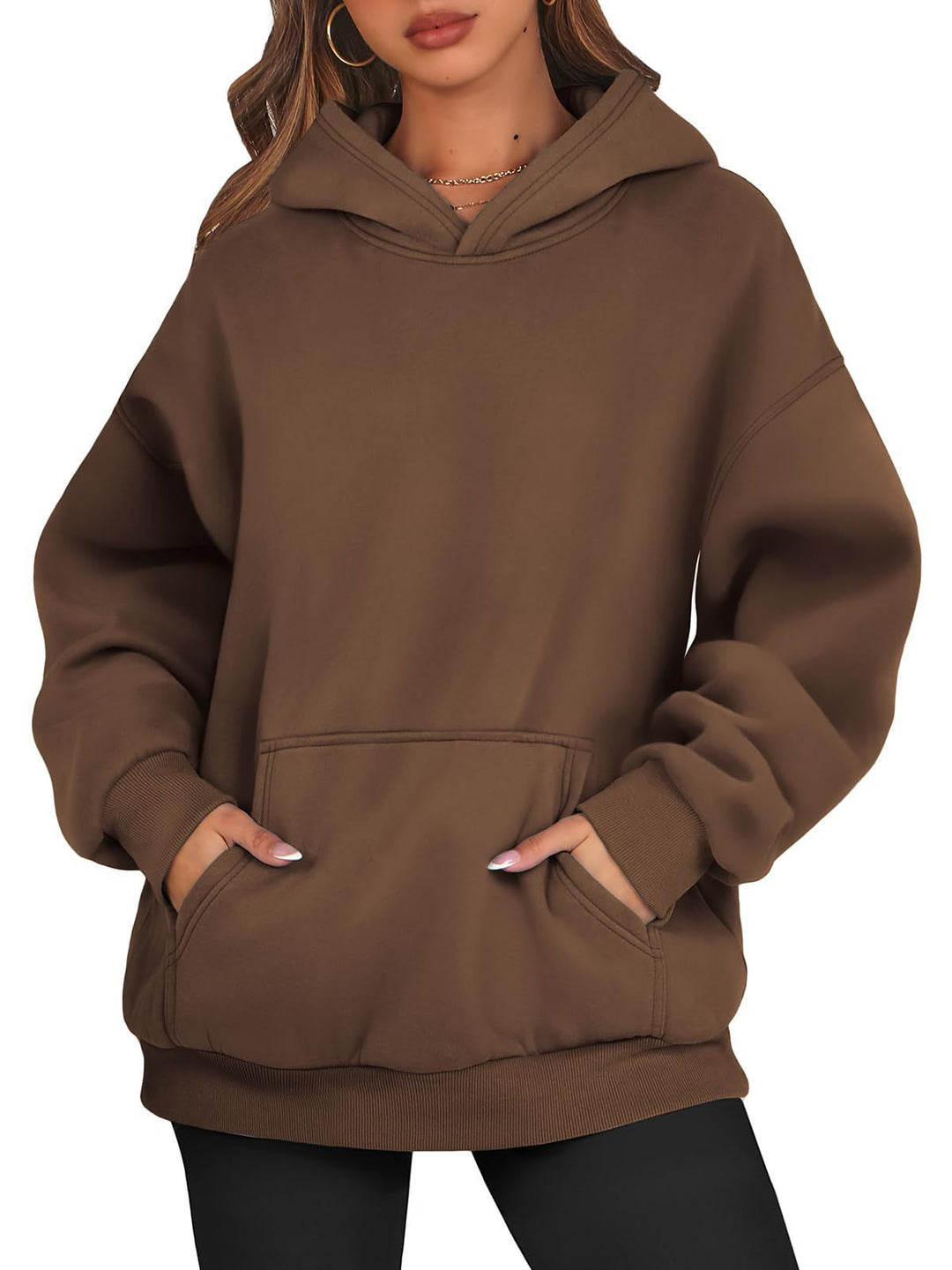 Damer Oversize Hooded Sweatshirt Mirla-Eva Jonsson