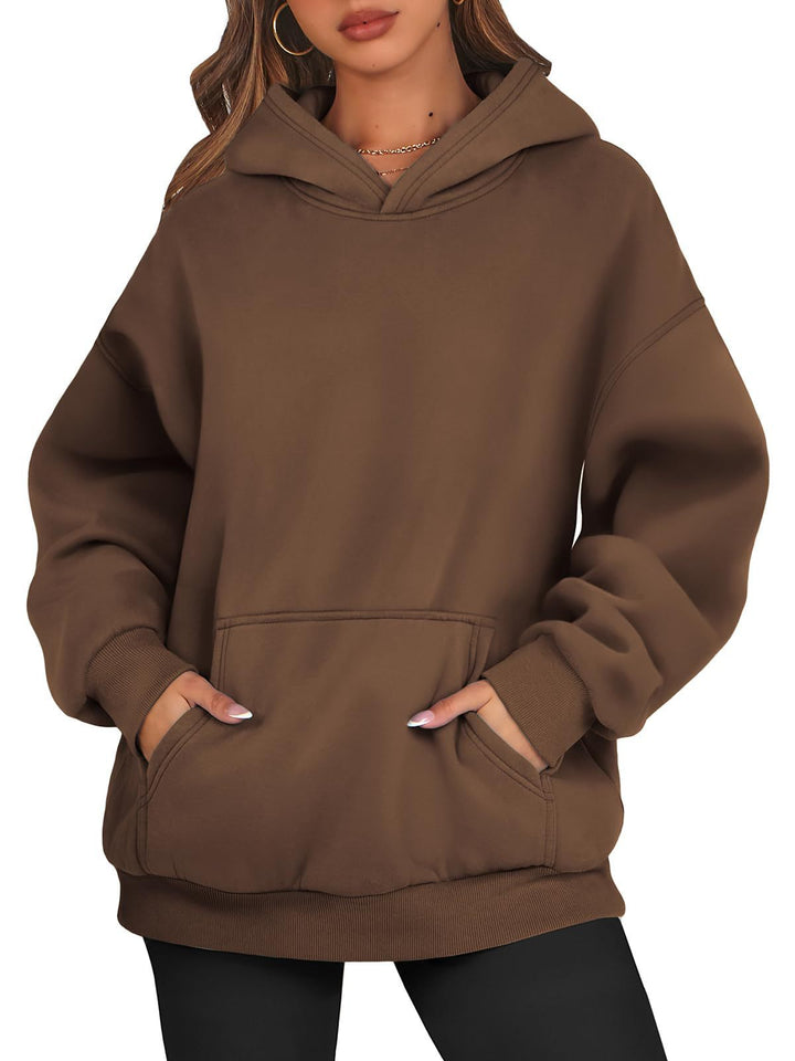 Damer Oversize Hooded Sweatshirt Mirla-Eva Jonsson