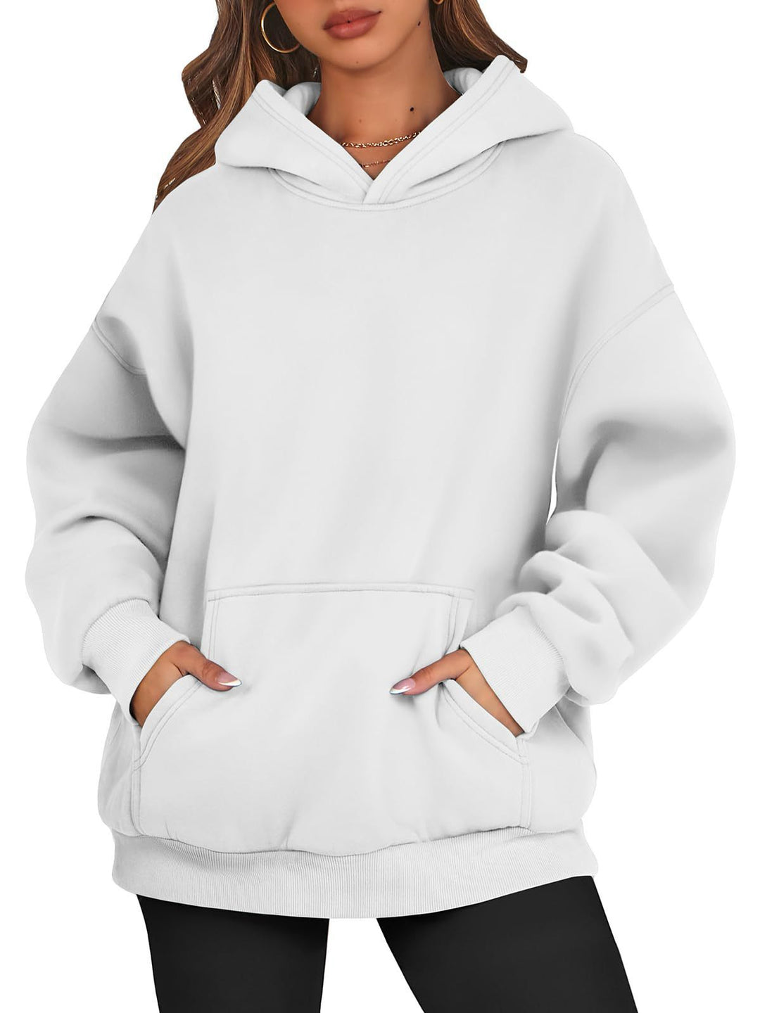 Damer Oversize Hooded Sweatshirt Mirla-Eva Jonsson