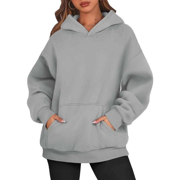 Damer Oversize Hooded Sweatshirt Mirla-Eva Jonsson