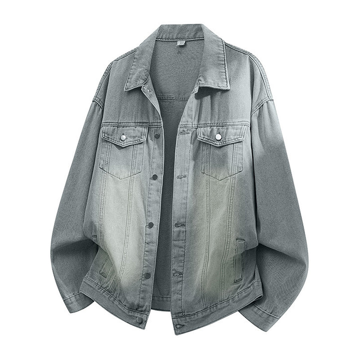 Damer Oversize Jeansjacka med moderiktig färgövergång Mirla-Eva Jonsson