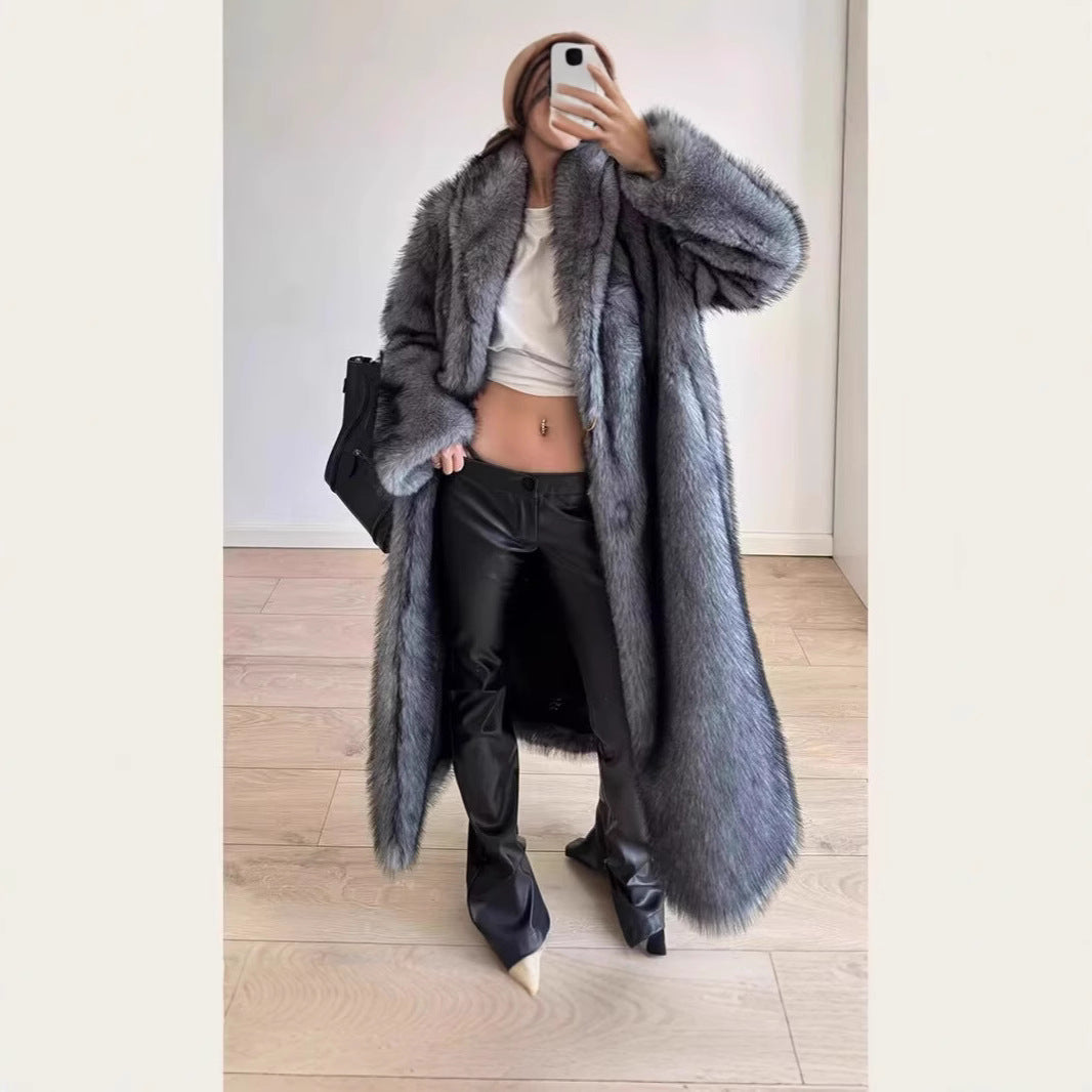 Damer Oversize Konstpälsjacka Mirla-Eva Jonsson