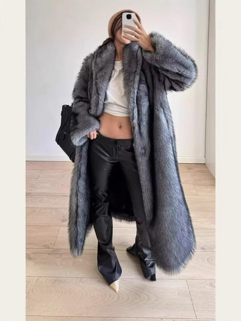 Damer Oversize Konstpälsjacka Mirla-Eva Jonsson