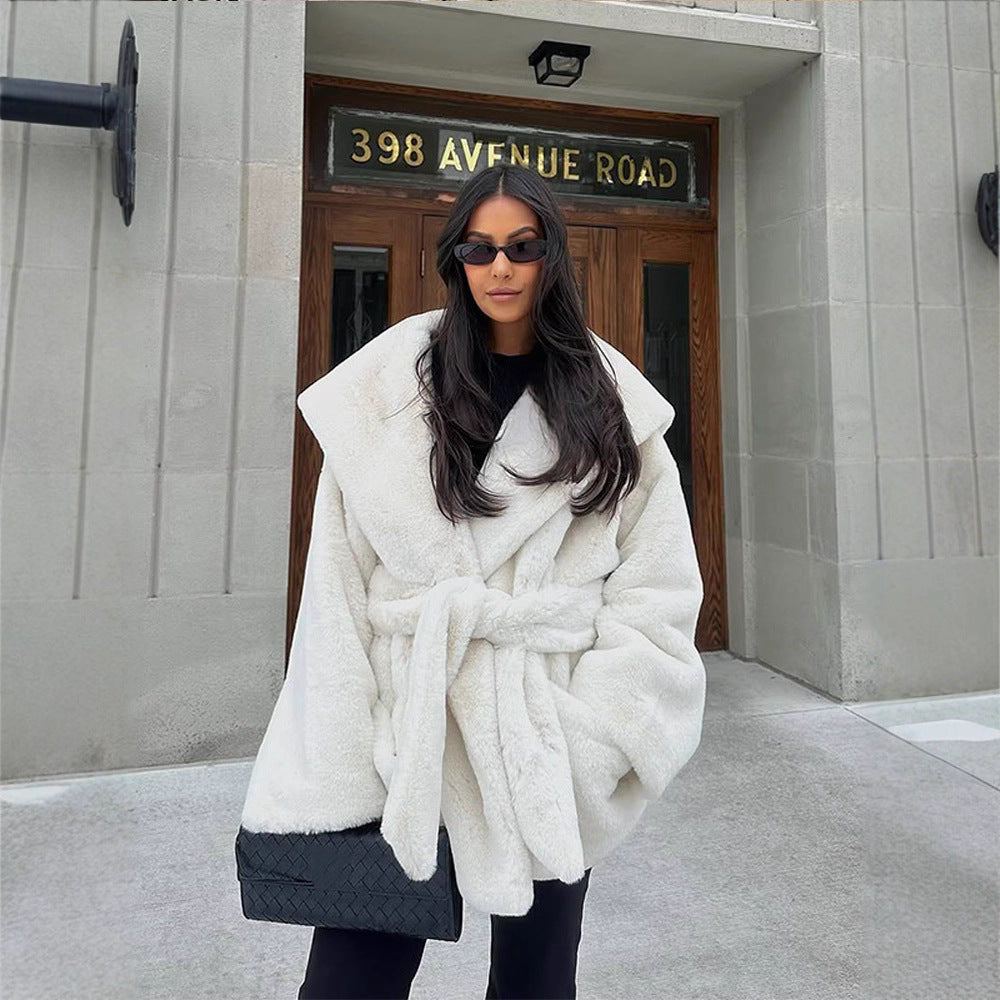 Damer Oversize-Plushjacka Mirla-Eva Jonsson