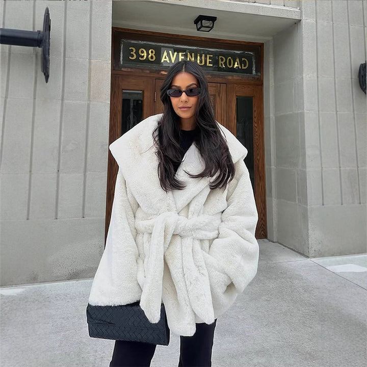 Damer Oversize-Plushjacka Mirla-Eva Jonsson