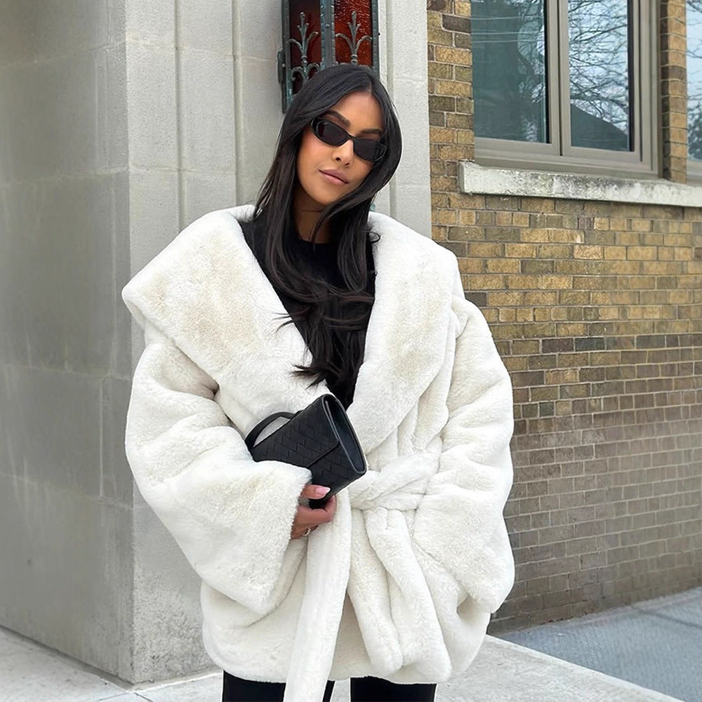 Damer Oversize-Plushjacka Mirla-Eva Jonsson