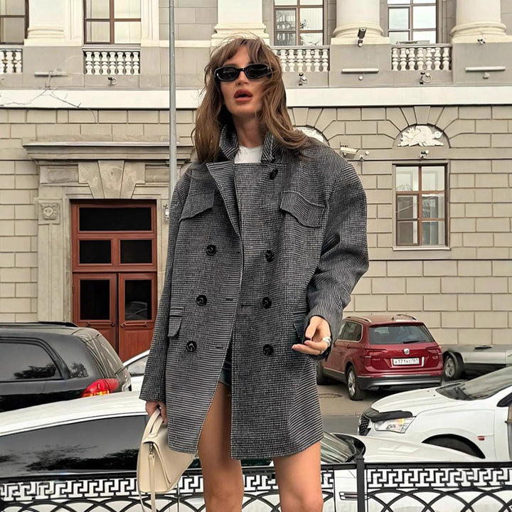 Damer Oversize-Skjortjacka Mirla-Eva Jonsson