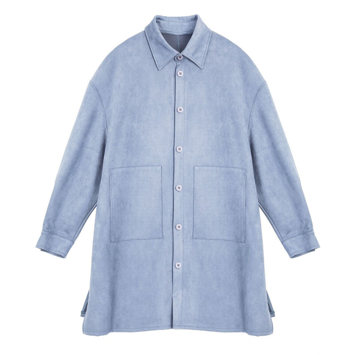 Damer Oversize Skjortjacka i mjukt Suede med stora fickor Eva Jonsson-Eva Jonsson