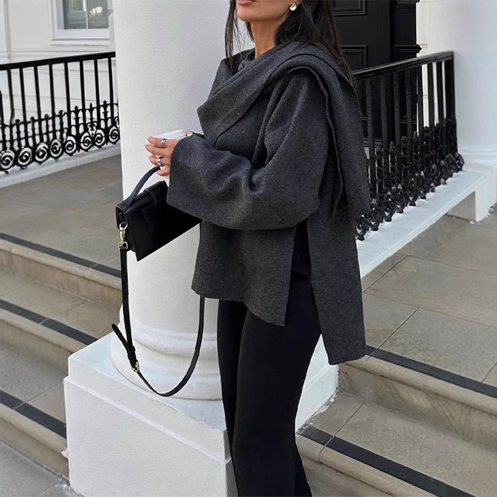 Damer Oversize Ulljacka Eva Jonsson-Eva Jonsson