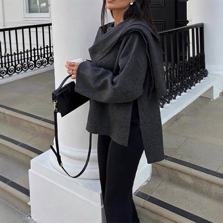 Damer Oversize Ulljacka Eva Jonsson-Eva Jonsson