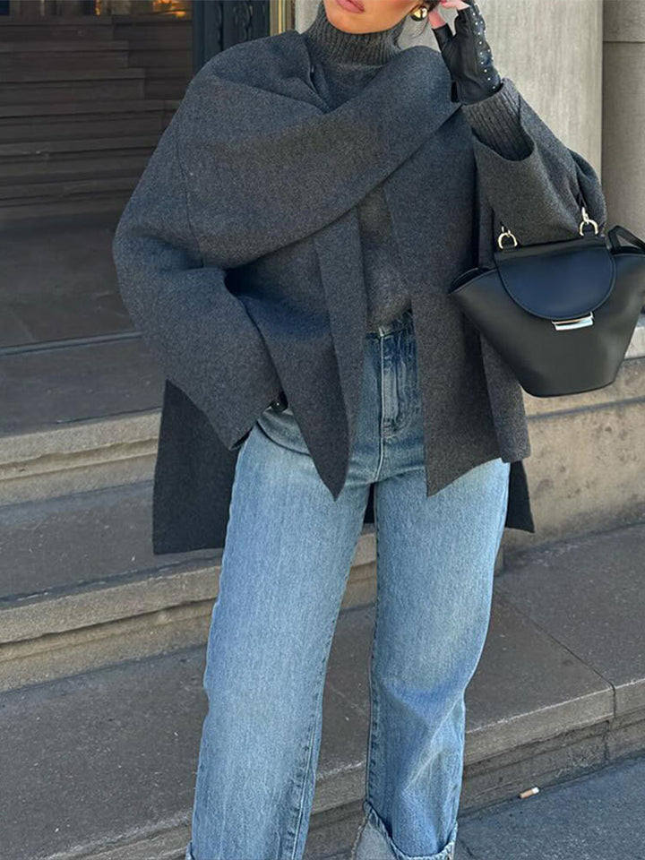 Damer Oversize Ulljacka Eva Jonsson-Eva Jonsson