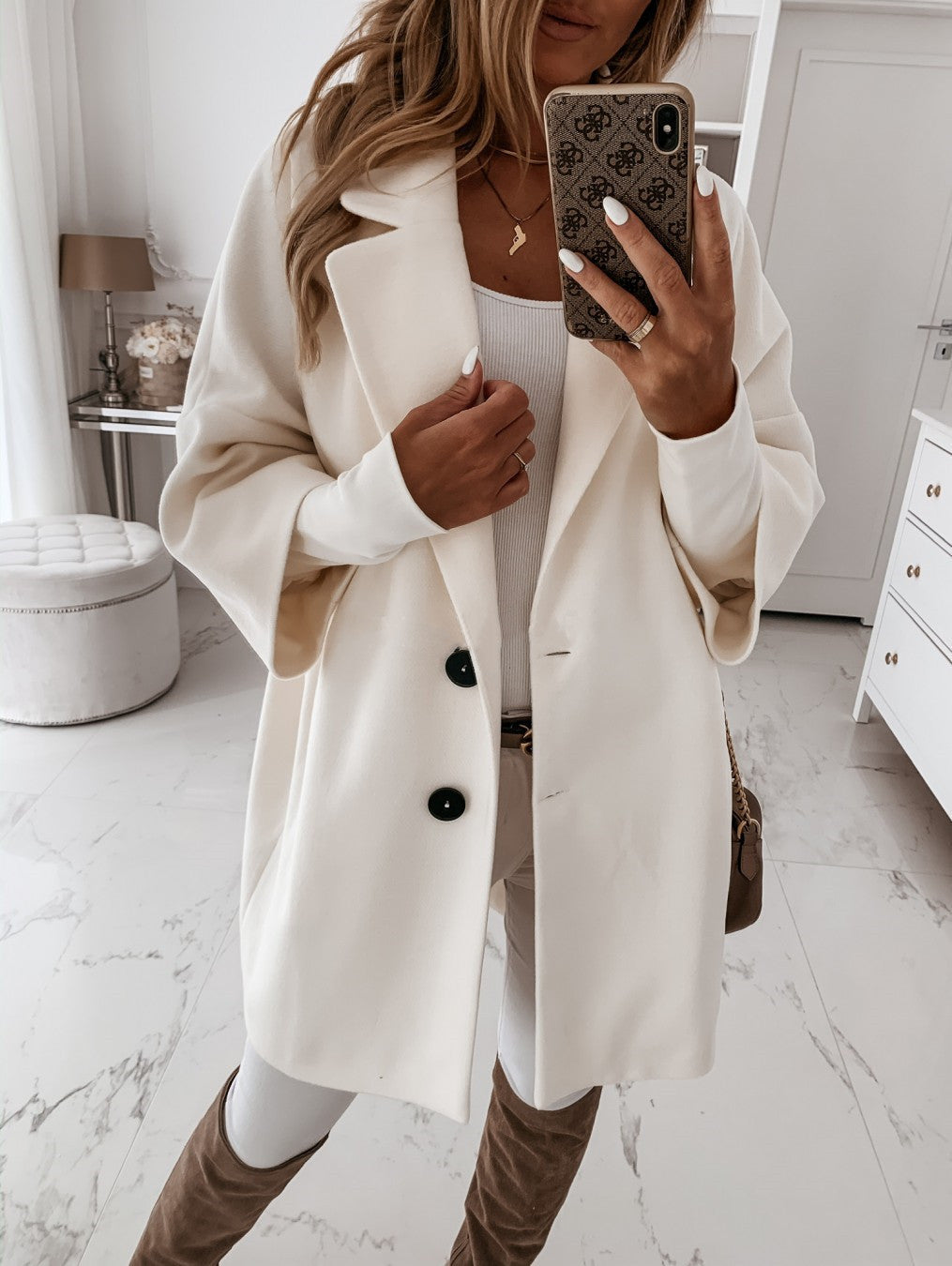 Damer Oversize Ullkappa Mirla-Eva Jonsson